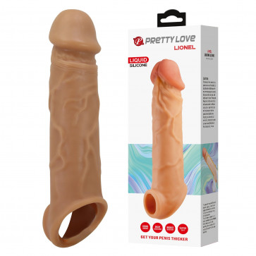 Удлиняющая насадка презерватив Pretty Love - Lionel Silicone, BI-026259