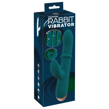 Вібратор - Thumping Rabbit Vibrator With Moving Ring