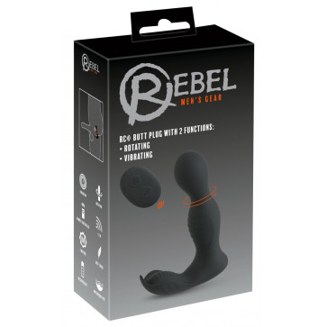 Анальна пробка - Rebel RC Butt Plug With 2 Functions