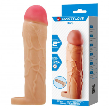 Удлиняющая насадка презерватив Pretty Love - Hani 2" Flash, BI-026255