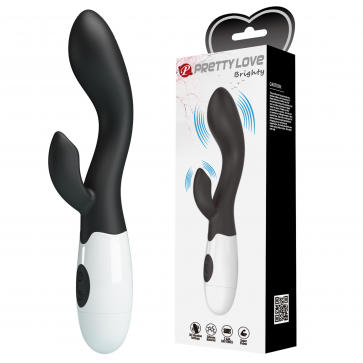 Вибромассажер серии Pretty Love - BRIGHTY black, BI-014174-A3