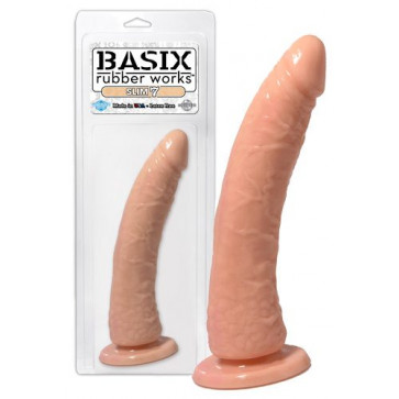 Фаллоимитатор без мошонки - Basix Slim 7 Dong