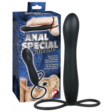 Страпон - Anal Special Silicone Black