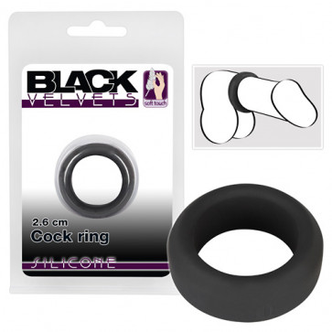 Эрекционное кольцо - Black Velvets Cock Ring 2.6 см