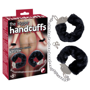 Наручники - Bigger Furry Handcuffs 6-12cm