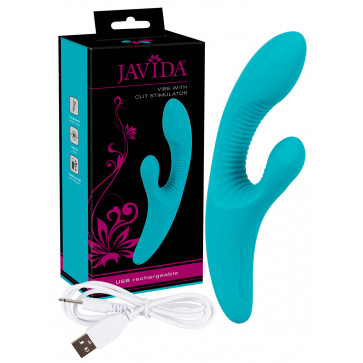 Вибратор - Javida Vibe with clit stimulator