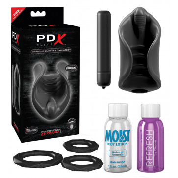 Мастурбатор - PDX Elite Vibrating Silicone