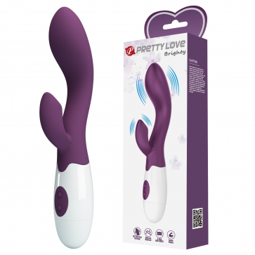 Вибромассажер серии Pretty Love - BRIGHTY dark purple, BI-014174-A2