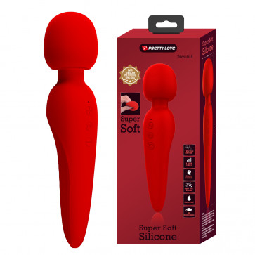 Вибромассажер Pretty Love - Meredith USB Red, BI-014668-2