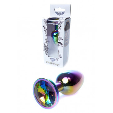 Анальна пробка - Jewellery Multicolour Plug Clear