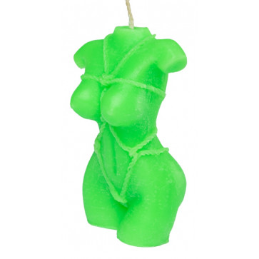 Свеча LOVE FLAME - Shibari II Green Fluor, CPS13-GREEN
