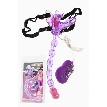 Strap-on Butterfly Vibr,Purple