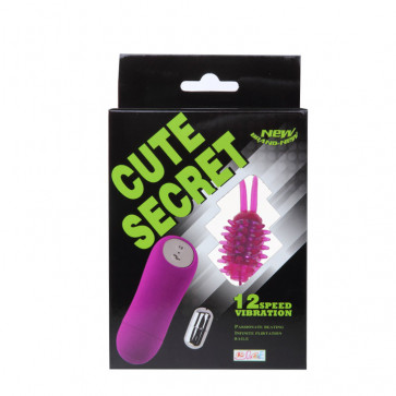 Виброяйцо - Vibrating egg, 12 speed vibr, Purple, 6,5x3,3cm
