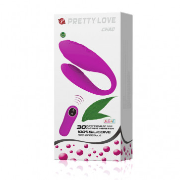 Chad Vibrator, 2 motors, waterpr, 30 func.vibr, rechargeable, remote control