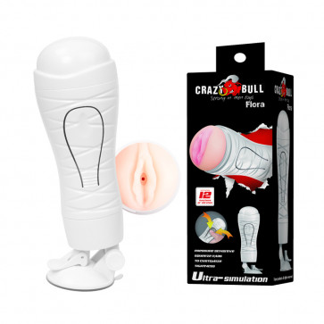 Crazy Bull Masturbator Flora Vagina Vibro Silver