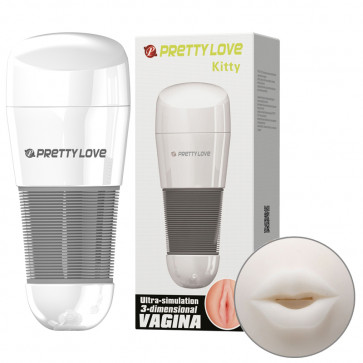 Мастурбатор - Pretty Love Kitty Mouth Masturbator Flesh