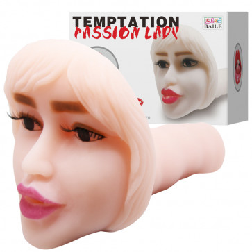Beauty face, oral sex, TPR material, 2 AA batteries