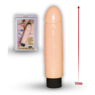 Реалистичный вибратор - Lady Finger Jelly Vibe Flesh, 12,2 cm
