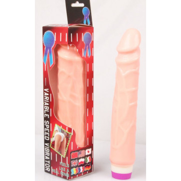 BW0177 / Vibrator Rambone Dick- 260x45mm. Flesh / Вибратор