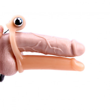 Насадка на член - Get Lock Vibration Triple Stimulator Flesh