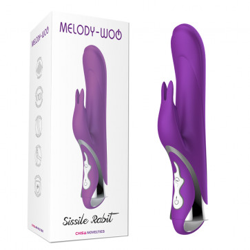 Вибратор - Melody Woo Sissile Rabit purple vibrator
