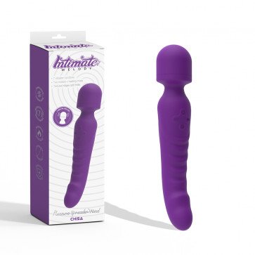Вібратор - Intimate Melody Pleasure Spreader Wand Purple