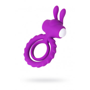 Ерекційне кільце на пеніс JOS Good Bunny, силікон, фіолетовий, 9 см