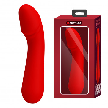 Вибромассажер для стимуляции точки G Pretty Love - Cetus Red, BI-014723-2