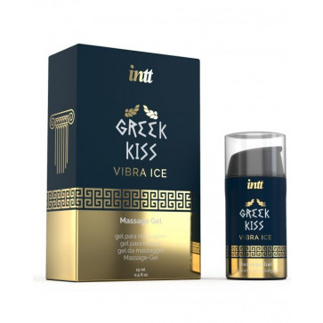 Масажний гель - Intt Greek Kiss Vibra Ice, 15 мл