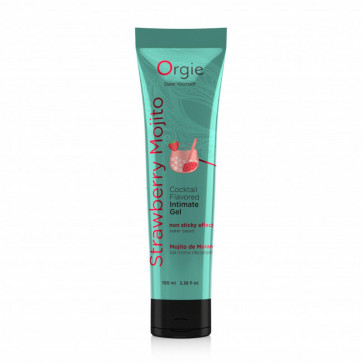 Лубрикант - Orgie Lube Tube Cocktail Strawberry Mojito, 100 мл