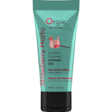 Лубрикант - Orgie Lube Tube Cocktail Strawberry Mojito, 50 мл