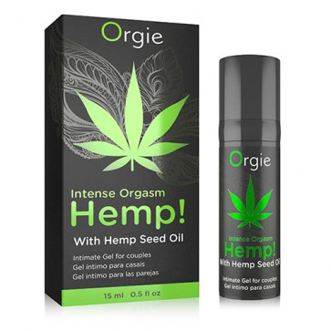 Збуджуючий гель для чоловіків та жінок - Orgie Hemp! Intense Orgasm, 15 мл