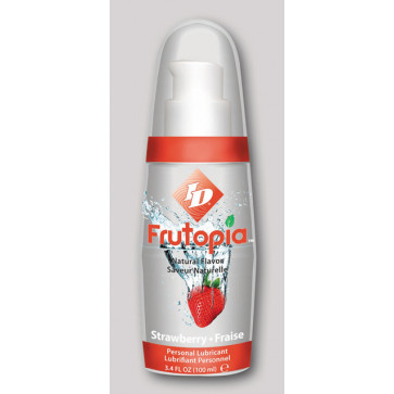 Лубрикант - ID -FRUTOPIA FLAVORED LUBE, 100% NATURAL, STRAWBERRY 100G.