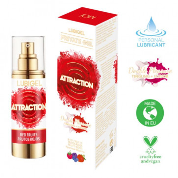 Рідкий вібратор - Intimate Gel With Liquid Vibrator Effect (Mai Attraction) Red Fruits 30 мл