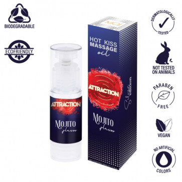 Масажна олія - Massage Oil Attraction Mojito Balm 50 мл