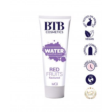 Лубрикант - BTB Water Based Flavored Red Fruits Lubricant 100 мл