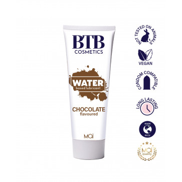 Лубрикант - BTB Water Based Flavored Chocolat Lubricant, 100 мл