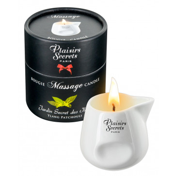 Массажная свеча - Plaisirs Secrets Ylang Patchouli, 80 мл