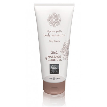 Лубрикант - Shiatsu Gel 2in1 Silky Touch, 200 мл