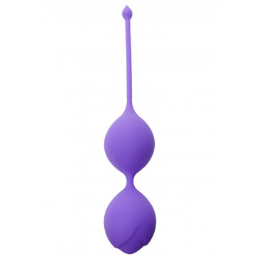 Вагінальні кульки - Silicone Kegel Balls Purple, 36 мм, 90 г