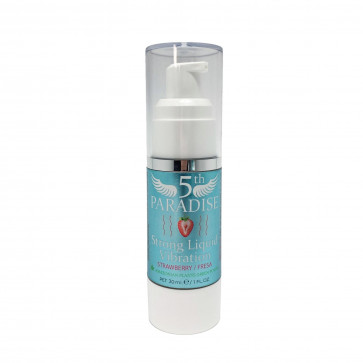 Рідкий вібратор - 5th Paradise Strong Liquid Vibration Strawberry, 30 мл