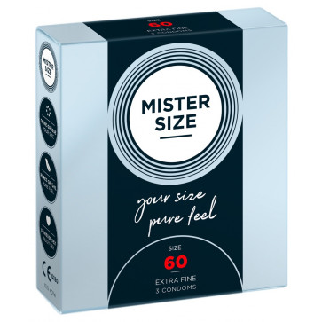Презервативи - Mister Size 60mm pack of 3