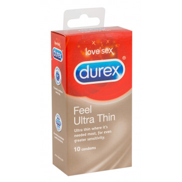 Презервативы - Durex Feel Ultra Thin, 10 шт.