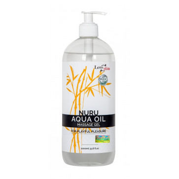 Массажное масло Love Stim - NURU AQUA OIL, 1000 ml