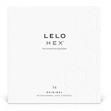 Презервативы LELO HEX Condoms Original 36 Pack (мятая упаковка!!!)
