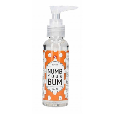Обезболивающий анальный лубрикант Shots - Numb Your Bum , 100 мл