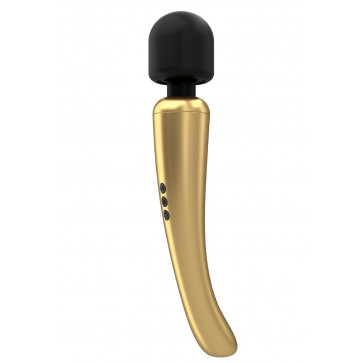 Мощный вибромассажер Dorcel MEGAWAND Gold (мятая упаковка!!!)