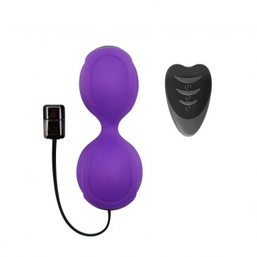 Вагинальные шарики с вибрацией Adrien Lastic Kegel Vibe Purple