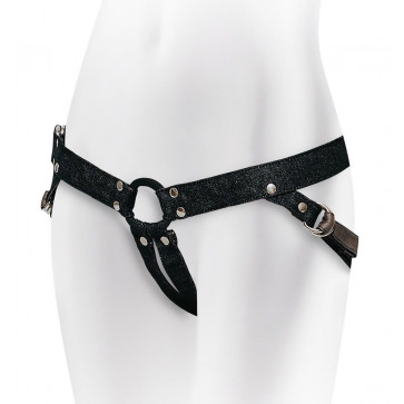 Джинсовые трусики для страпона Adrien Lastic - Lastic Strap-on