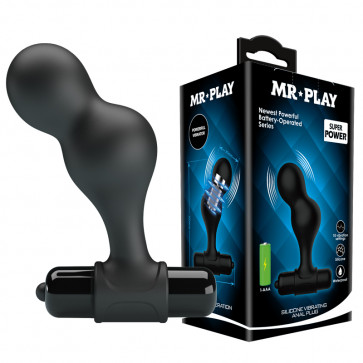 Анальная пробка с вибрацией LyBAILE MR PLAY BI-040133-MR